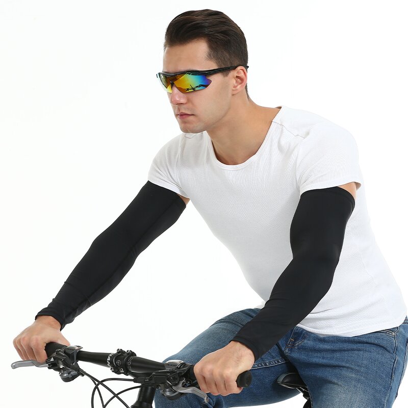 Armguard Sleeves Manufacturer - OEM/ODM R High Quality Solid Color Ice Silk