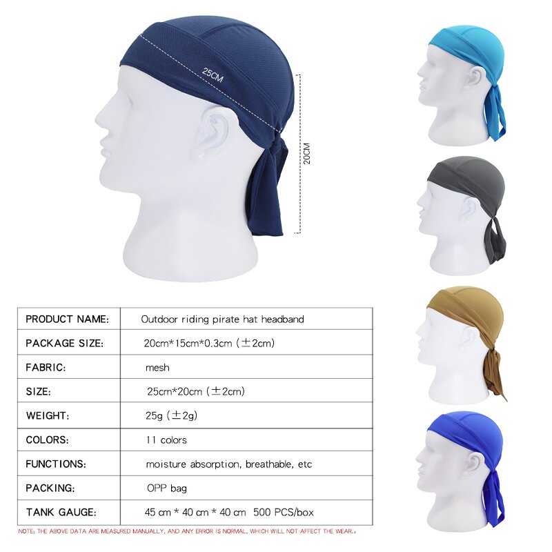 Head Wraps Manufacturer - OEM/ODM Outdoor Cycling Sweat Wicking Short Tail