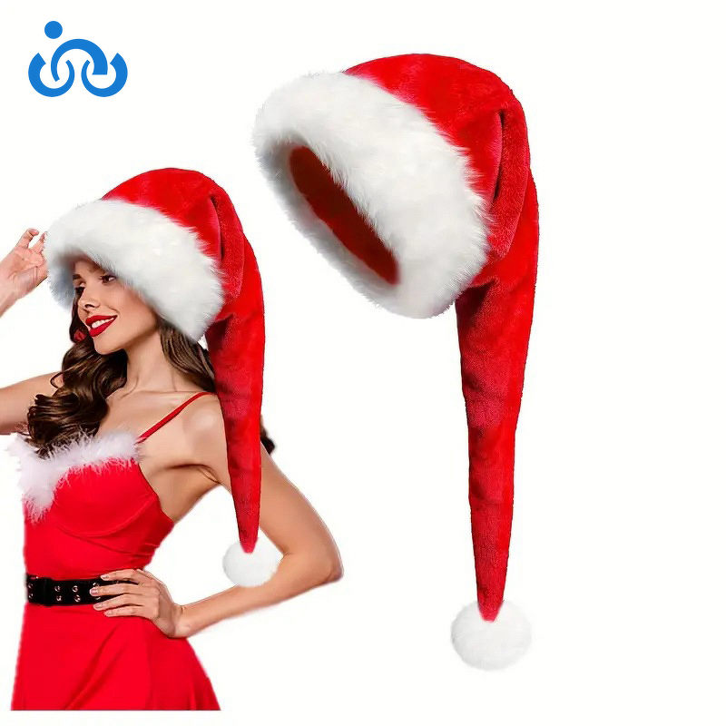 Santa Hats Manufacturer - Wholesale Ultra-long Plush Christmas Gift