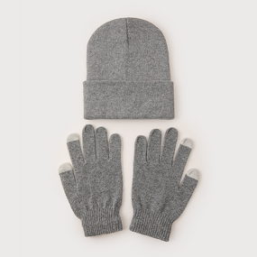 Knitted Hat Set Manufacturer - OEM/ODM Autumn Winter Solid Color Acrylic