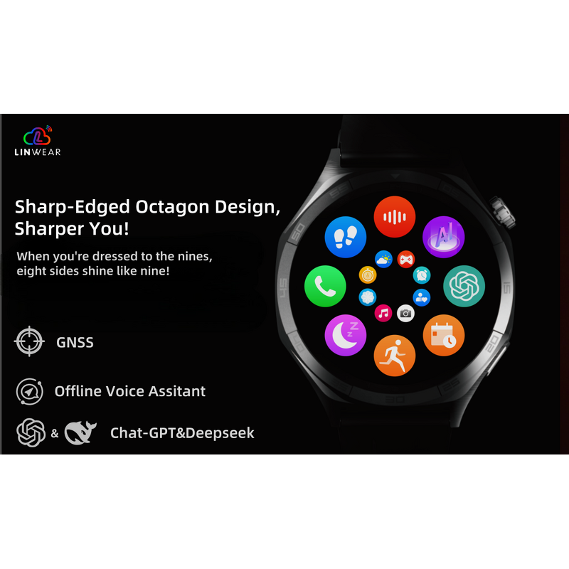 AI Smart Watches Manufacturer - Voice Recorder Voice-to-Text ChatGPT Meeting