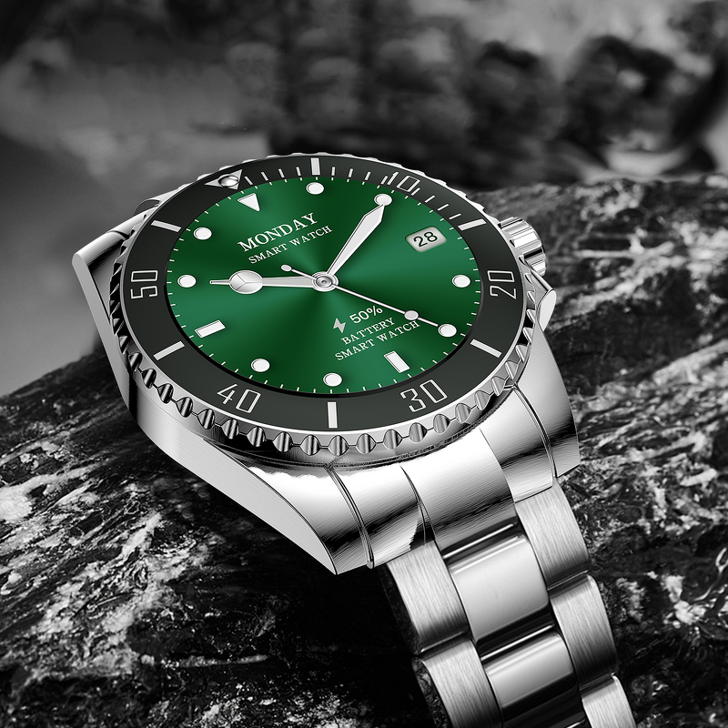 Luxury Business Sports Watches Factory - 5ATM Waterproof Stainless Steel Bracelet