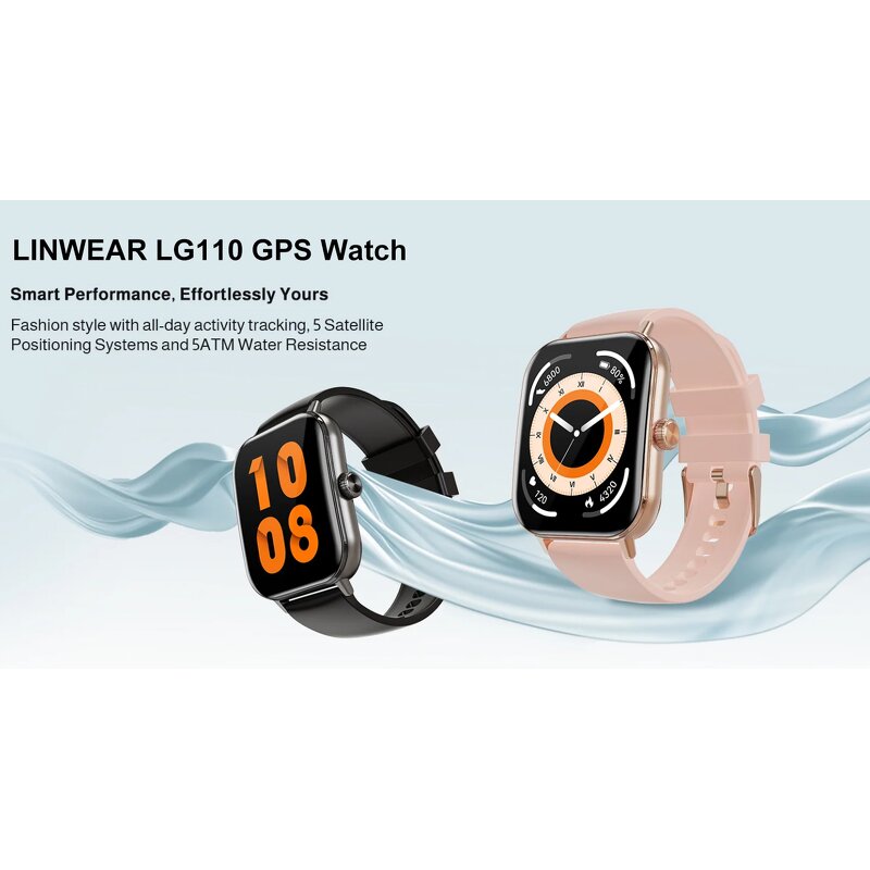 Smart Watches Manufacturer - LG110 Super-thin 1.96'' AMOLED 2.5D Curved BT GPS