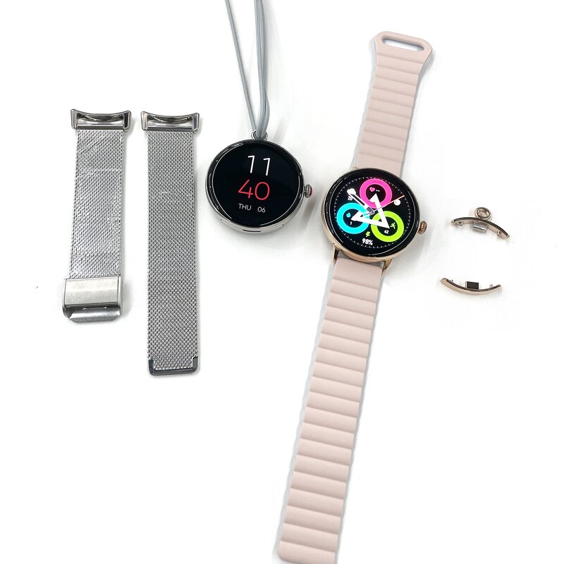 Fashion Wearable Smart Watches Manufacturer - 2 in 1 MINI 1.32" AMOLED IP68