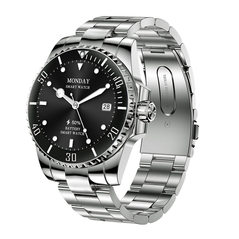 Luxury Business Sports Watches Factory - 5ATM Waterproof Stainless Steel Bracelet