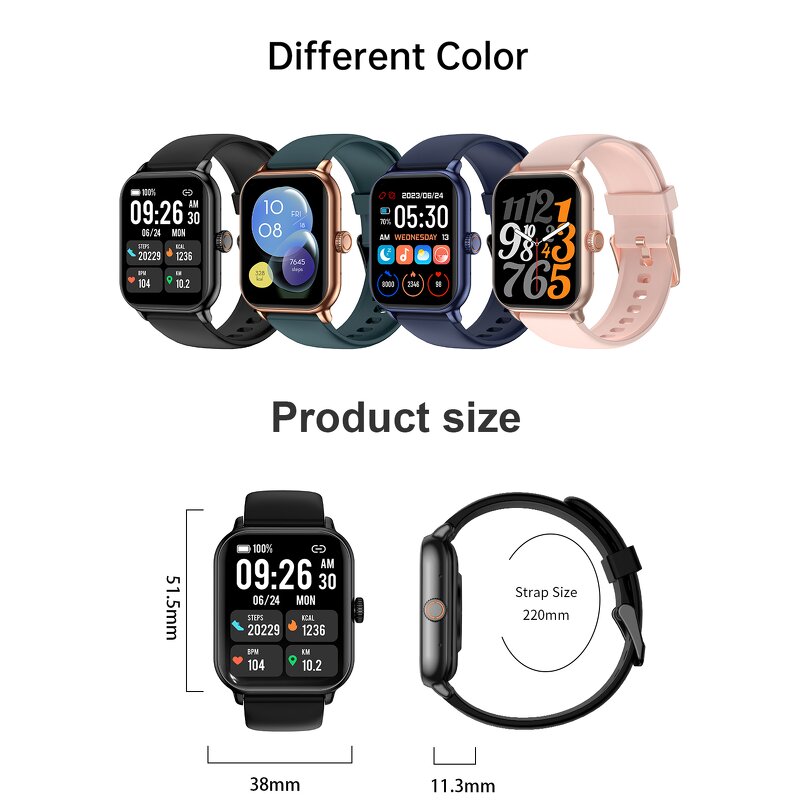 Fashion Smart Watches Manufacturer - 1.83" HD Display Sport Ladies for Men Women