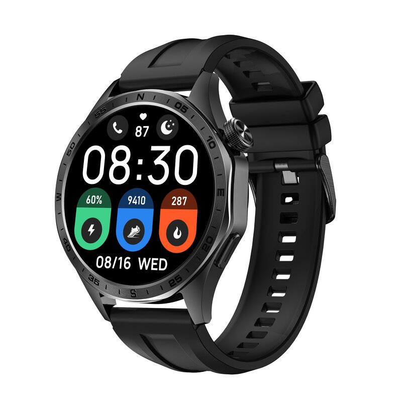 AMOLED Sport GPS Smart Watch Manufacturer - Blood Oxygen HRV Stress Music