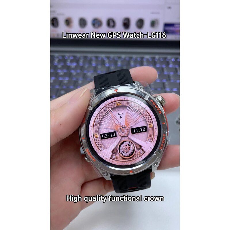 Men's GPS Smart Watch Factory - LG116 1.43inch AMOLED AI Voice Assistant