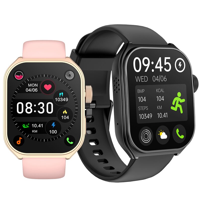Custom Wearable Device Factory - 4G LTE Amoled E-SIM GPS Heart Rate Waterproof