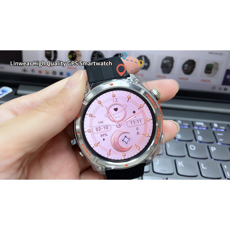 Smartwatch Factory - LG116 1.43Inch AMOLED ChatGPT Compass IP68 Waterproof