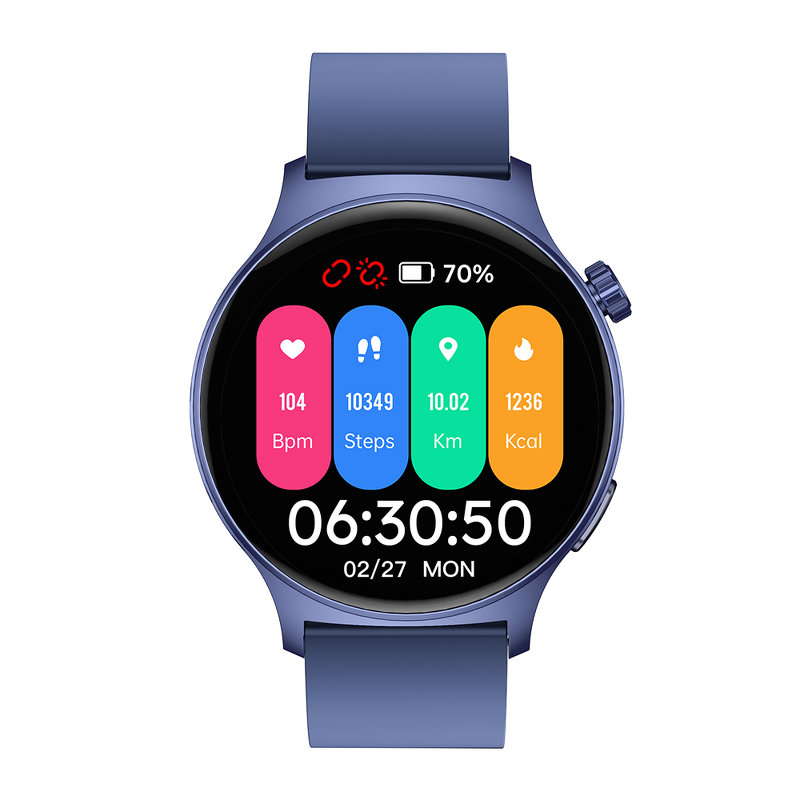 GPS Sports Smartwatch Supplier - 1.43'' AMOLED IP68 Trajectory BT Call Men Women