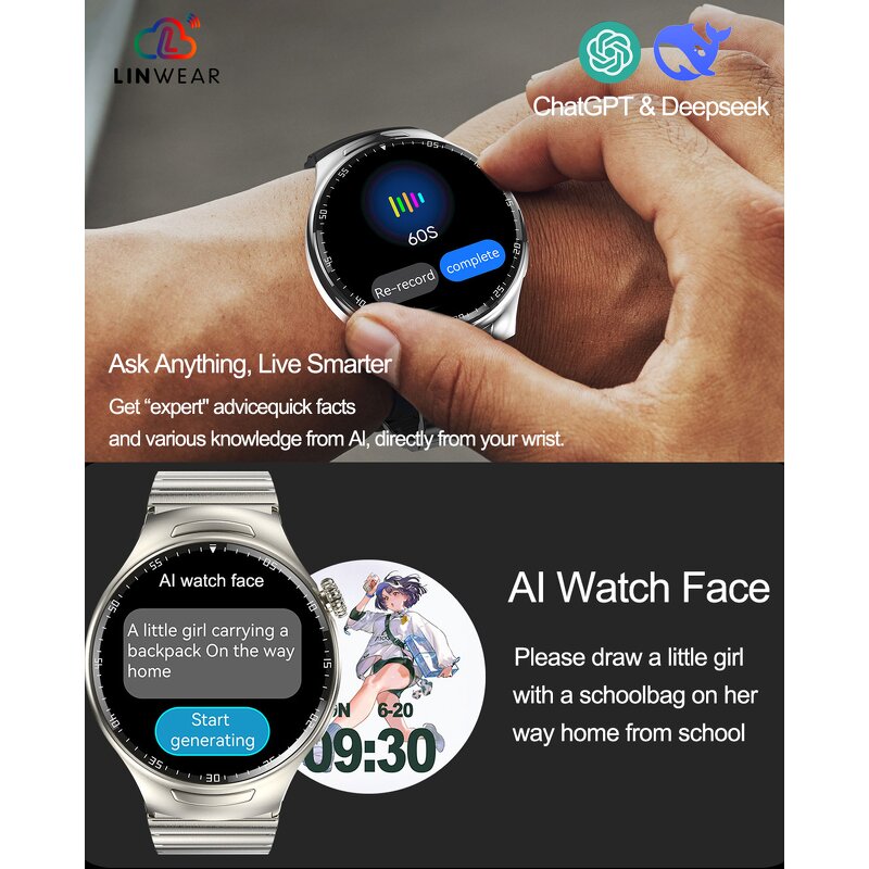 Smart Watch Manufacturer - LQ12 Motion Sensing Game GPS 5ATM Sports Watch