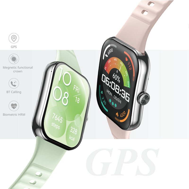 GPS Smart Watch Manufacturer - 1.96inch Big Screen AI Voice BT Call Fitness