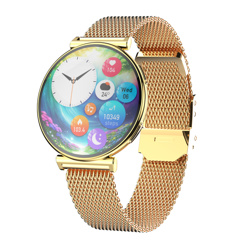 Ultra-thin Smartwatch Supplier - AMOLED 3D UI BT Call Heart Rate Metal