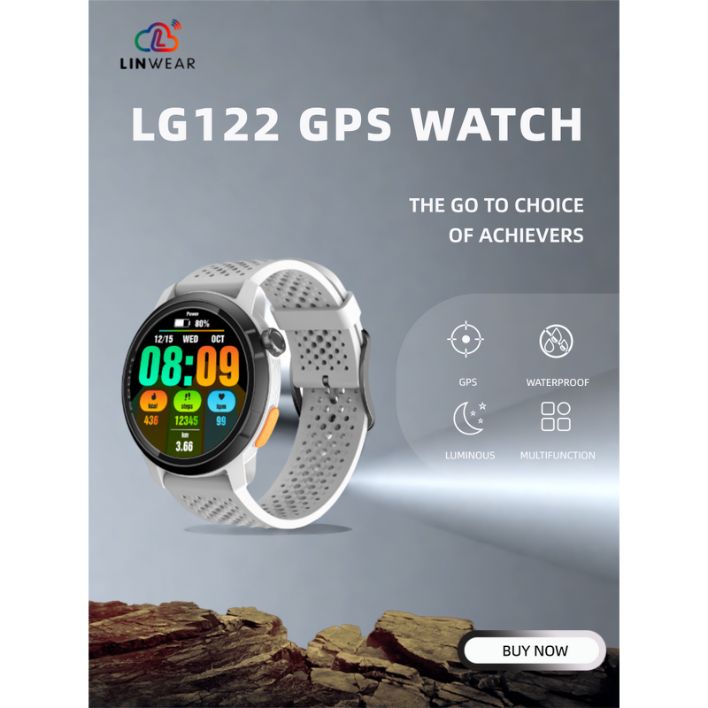 AI ChatGPT Smart Watch Factory - LG122 GPS AI Voice IP68 120+ Sport Mode