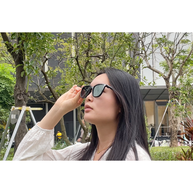 BT Smart Sunglasses Supplier - Microphone Open Ear Headphones Electrochromic