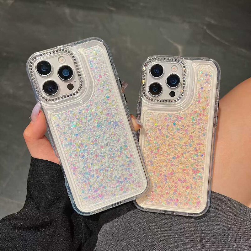 Phone Case Manufacturer - OEM/ODM For Iphone 17 Gel Exposy Diamond Glitter