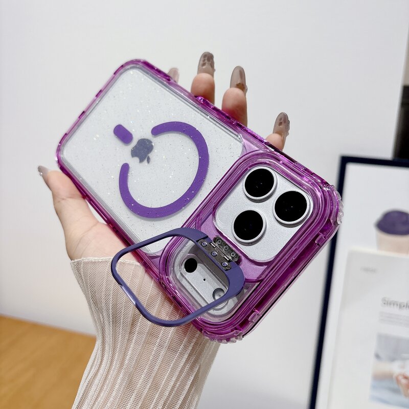 Phone Case Manufacturer - OEM/ODM 3 in 1 Bling Glitter Hard Back Cover