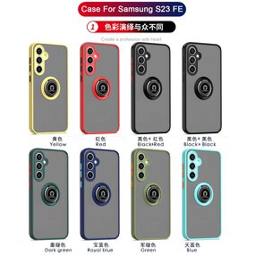 Phone Case Manufacturer - Wholesale Translucent Shockproof with Ring Kickstand