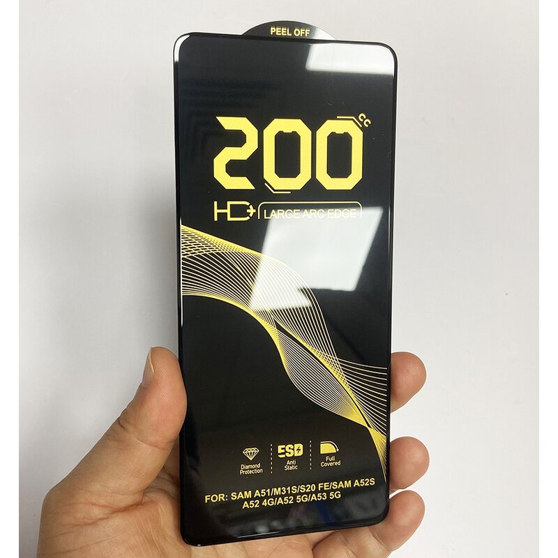 Screen Protector Manufacturer - OEM/ODM 200CC Large ARC 9H HD Tempered