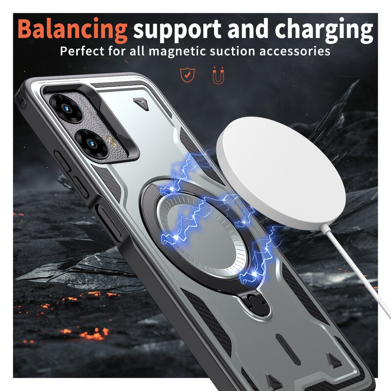 Phone Case Manufacturer - OEM/ODM For Motorola Edge 60 Hard Metal Ring