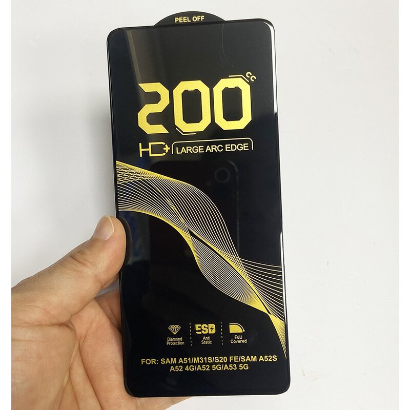 Screen Protector Manufacturer - OEM/ODM 200CC Large ARC 9H HD Tempered