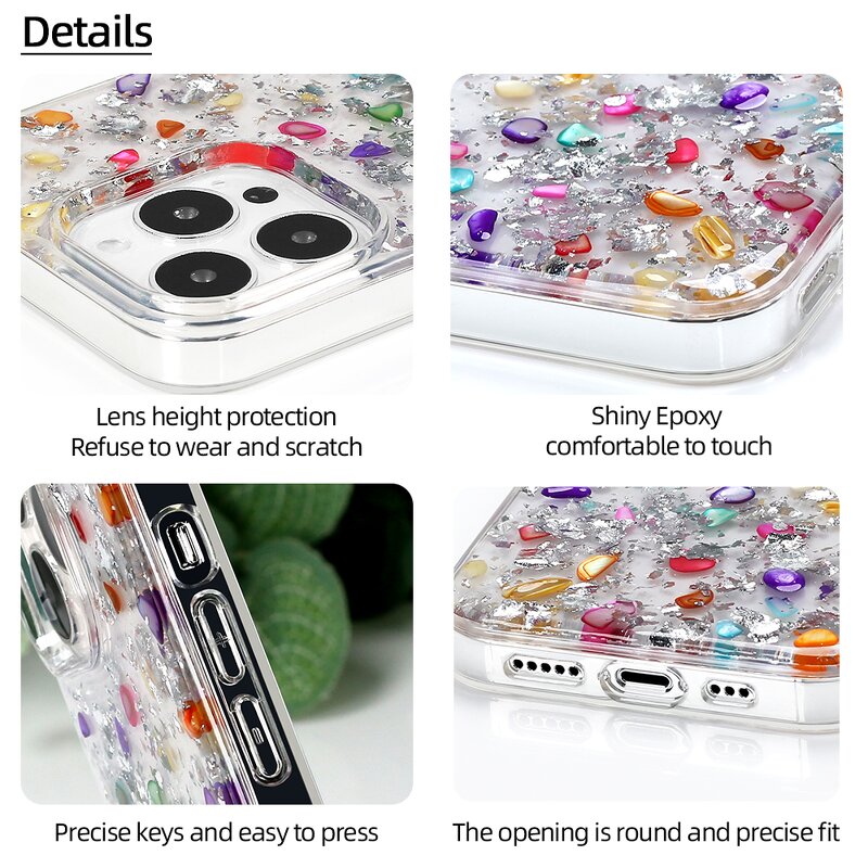 Phone Case Manufacturer - OEM/ODM GEL Glitter Shockproof Transparent Tpu