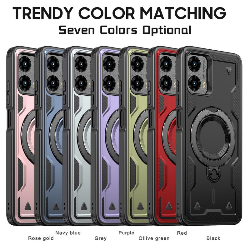 Phone Case Manufacturer - OEM/ODM For Motorola Edge 60 Hard Metal Ring