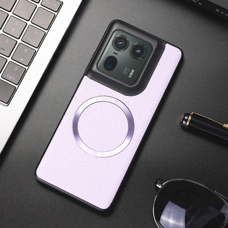 Phone Case Manufacturer - OEM/ODM Litchi Leather Skin TPU Frame With Metal