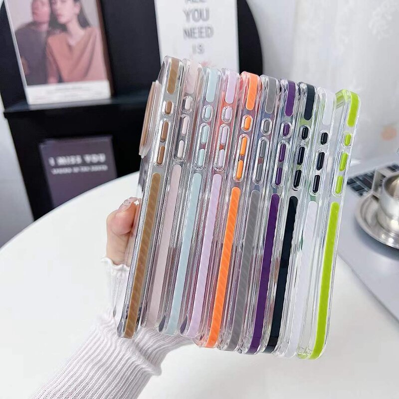 Phone Case Manufacturer - OEM/ODM Candy Color Anti slip Frame for Iphone 17