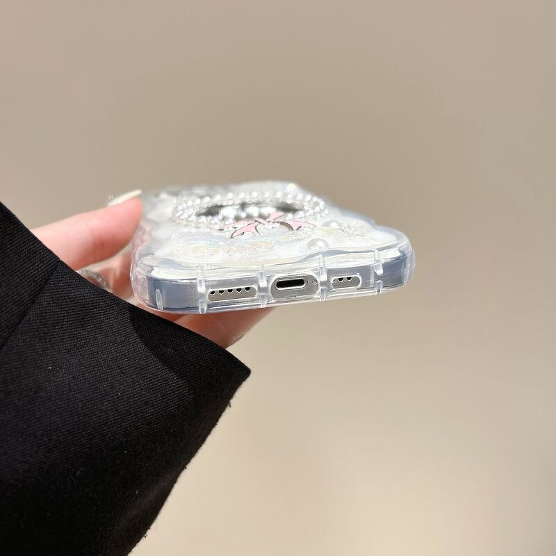 Phone Case Manufacturer - OEM/ODM Pretty Girls Make up Mirror Glue Tpu