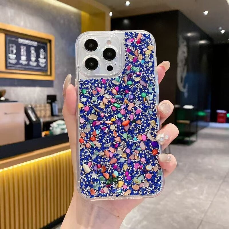 Phone Case Manufacturer - OEM/ODM 3 in 1 Bling Diamond Glitter Hard Back