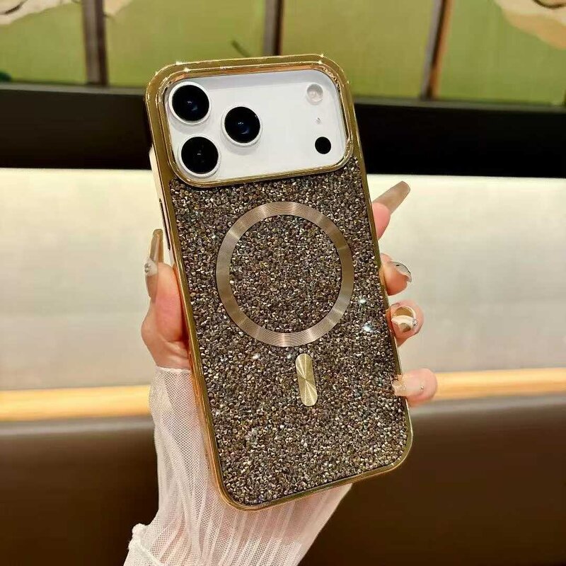 Phone Case Manufacturer - OEM/ODM Bling Glitter Diamond Magnetic for iphone