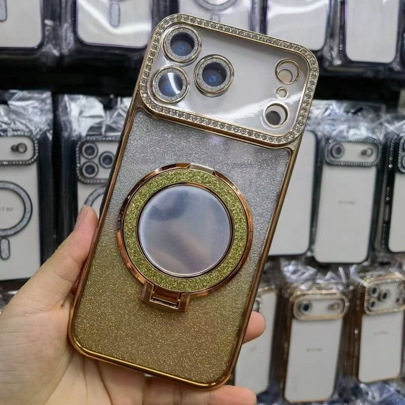 Phone Case Manufacturer - OEM/ODM Luxury Plating Gradient Glitter Shockproof