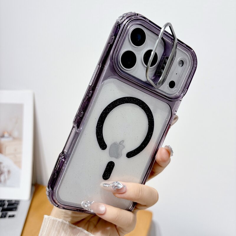 Phone Case Manufacturer - OEM/ODM 3 in 1 Bling Glitter Hard Back Cover