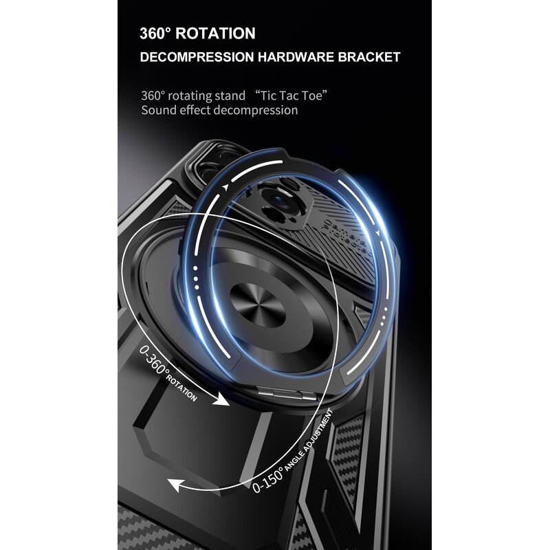 Phone Case Manufacturer - OEM/ODM 360° Rotation Bracket Anti-drop Armor
