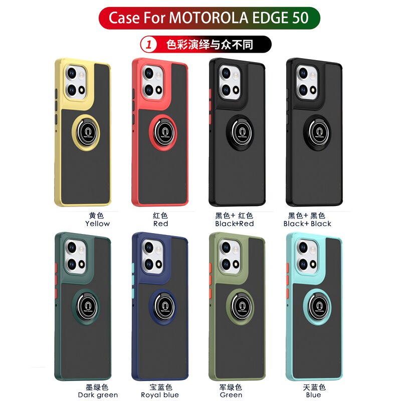 Phone Case Manufacturer - Wholesale Matte Ring Stand Cover for Motorola