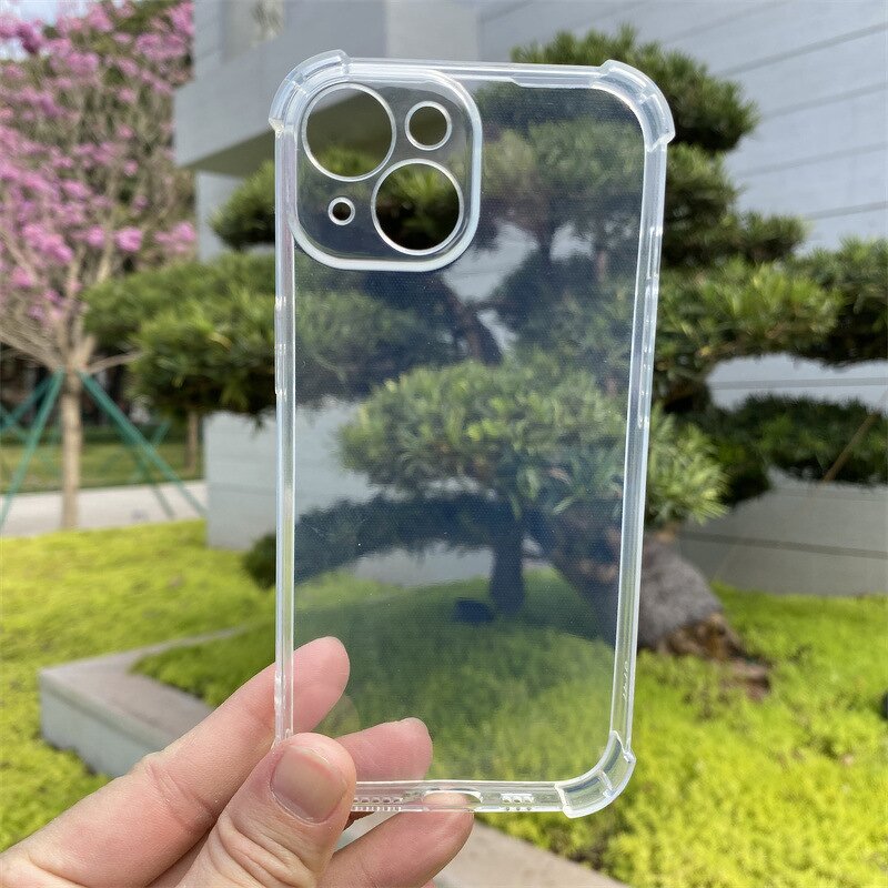 Phone Case Manufacturer - OEM/ODM Four Corners Anti-Fall Transparent TPU