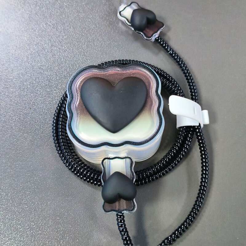 Charger Protector Cover Manufacturer - OEM/ODM Fashion Gradient 3D Cute