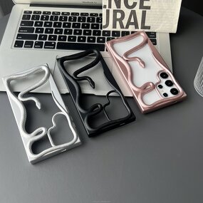 Phone Case Manufacturer - OEM/ODM Fashion 3D Snake Pattern Plating Hollow