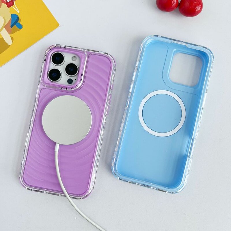 Phone Case Manufacturer - OEM/ODM Magnetic Tpu Shockproof Ripple Wave
