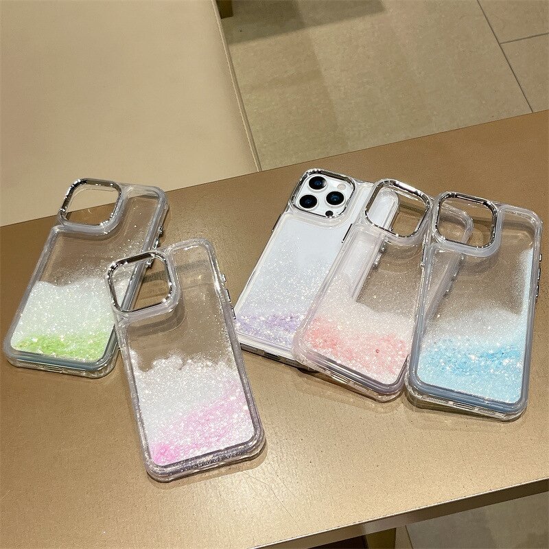 Phone Case Manufacturer - OEM/ODM Quicksand Electroplating Camera Frame