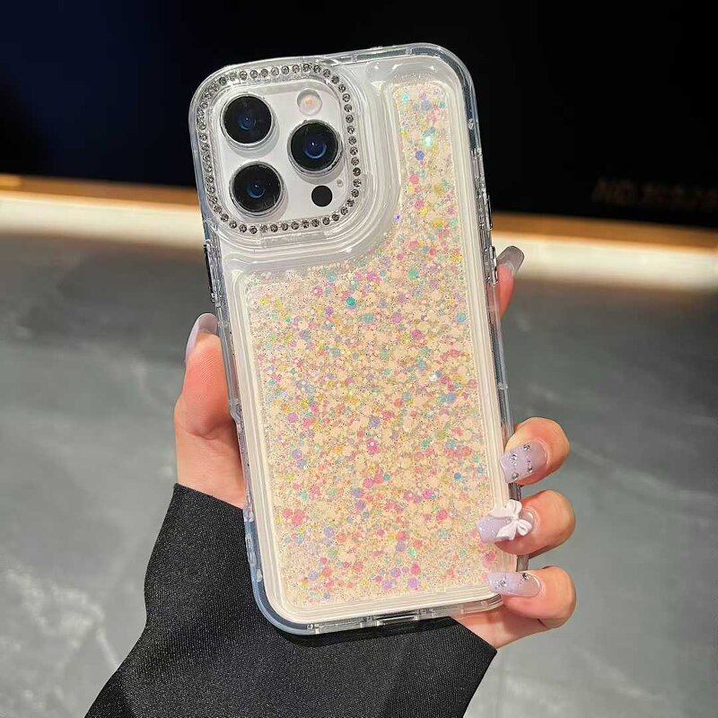 Phone Case Manufacturer - OEM/ODM For Iphone 17 Gel Exposy Diamond Glitter