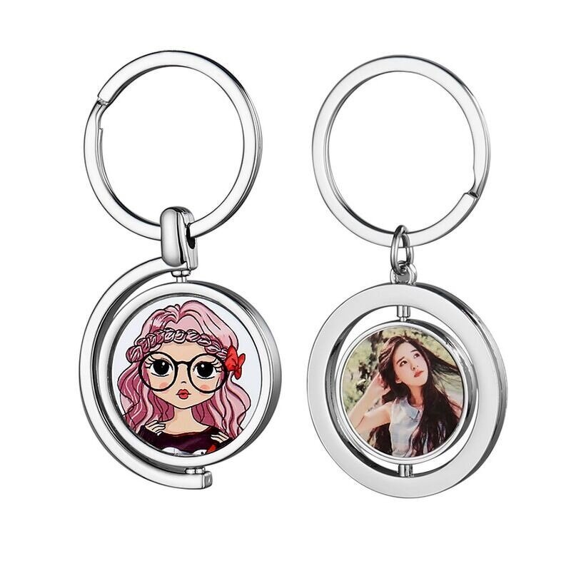 Keychain Manufacturer - OEM/ODM Hot Sales Sublimation Blank Metal Rotating