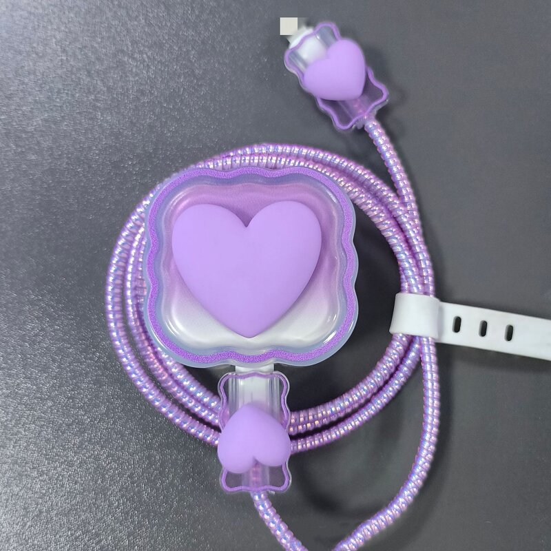 Charger Protector Cover Manufacturer - OEM/ODM Fashion Gradient 3D Cute