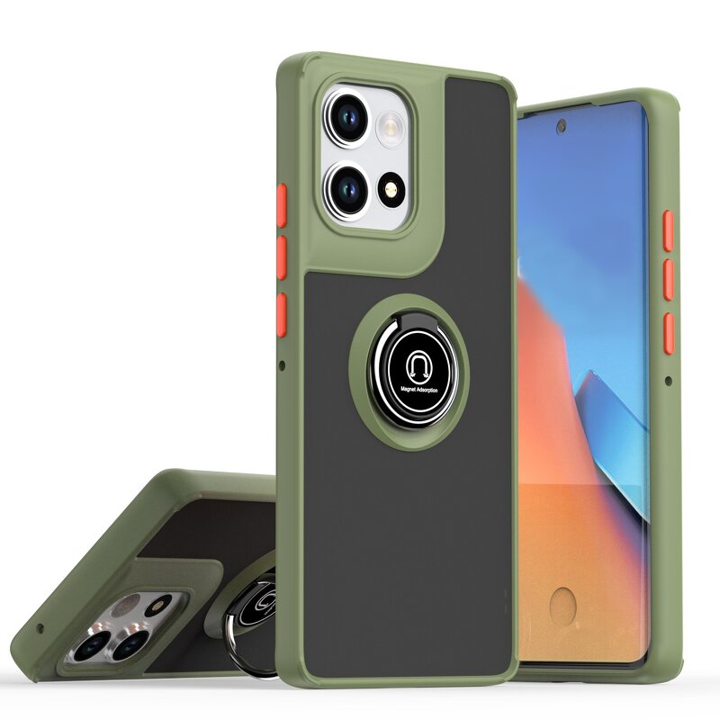 Phone Case Manufacturer - Wholesale Matte Ring Stand Cover for Motorola
