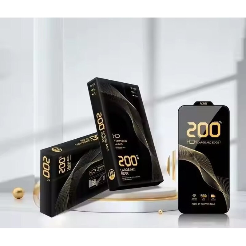Screen Protector Manufacturer - OEM/ODM 200CC Large ARC 9H HD Tempered