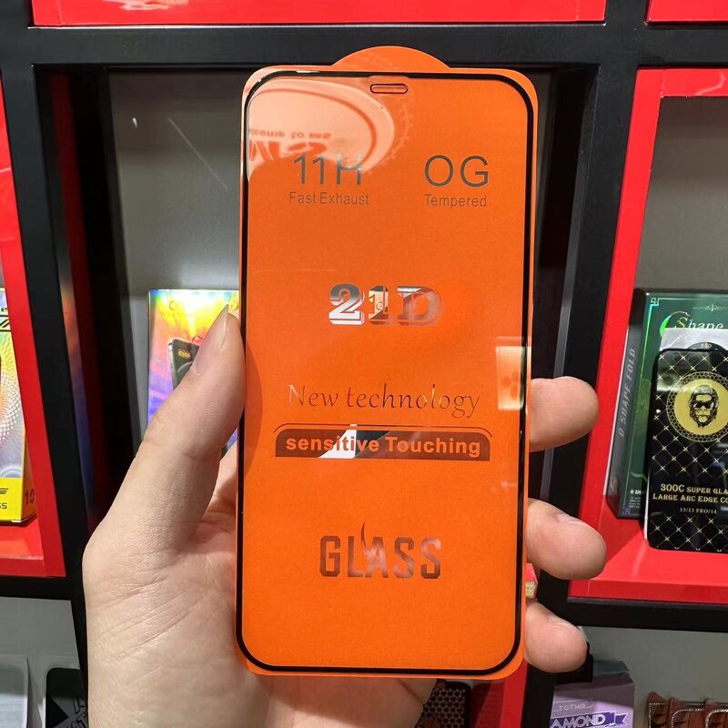 Mobile Phone Tempered Glass Manufacturer - OEM/ODM 21D 0.33mm Full Glue