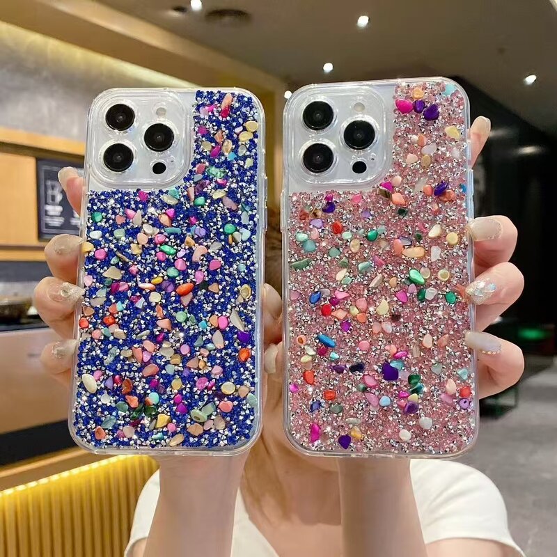 Phone Case Manufacturer - OEM/ODM 3 in 1 Bling Diamond Glitter Hard Back