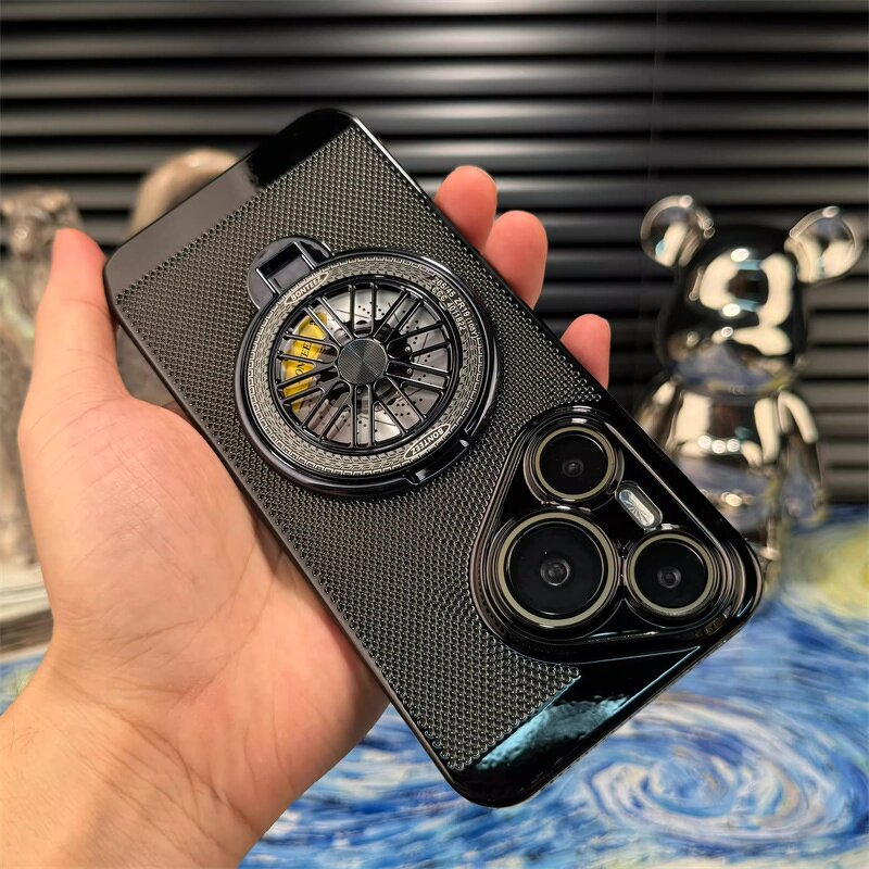 Phone Case Manufacturer - OEM/ODM Luxury Plating Heat Dissipation Mesh Grid